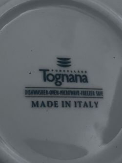 5 Tognana plates made in Italy