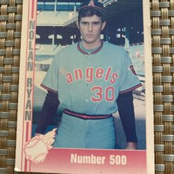Nolan Ryan 1972 Pacific Baseball Card #125 - Number 500