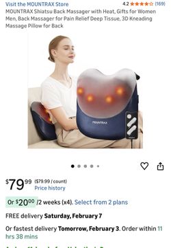 Back Massager With Remote Control 