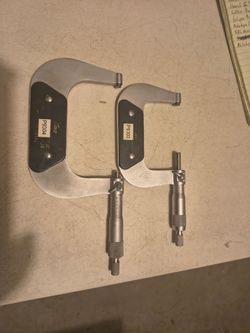 Enco tools micrometer..605-04..&..605-03
