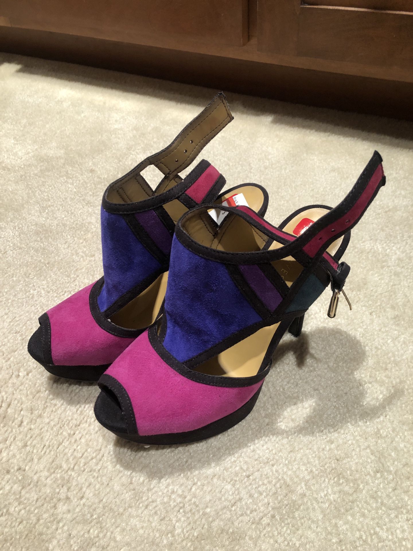 3” Lavender And Hot Pink Heels