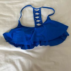 Blue Bikini Top