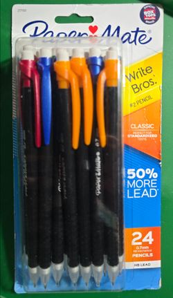 Paper Mate Write Bros #2 Mechanical Pencils 24-Pack – NEW