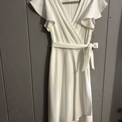 DKNY White Dress