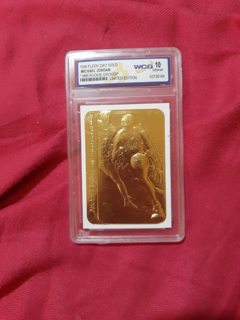 Michael Jordan Gold Card