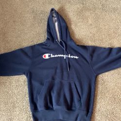 Men’s Medium Dark Blue Champion Hoodie BRAND NEW 