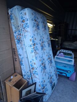 Twin size mattress or boxspring $30 each