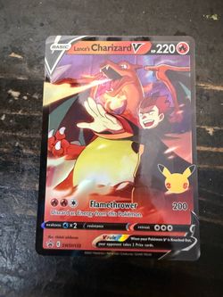 25th celebrations promo Lance’s charizard 25th celebrations promo