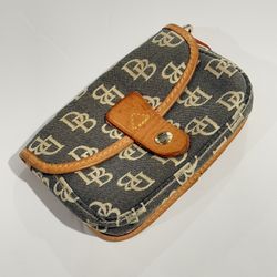 Dooney And Bourke Small Wristlet - missing strap Vintage Monogram  