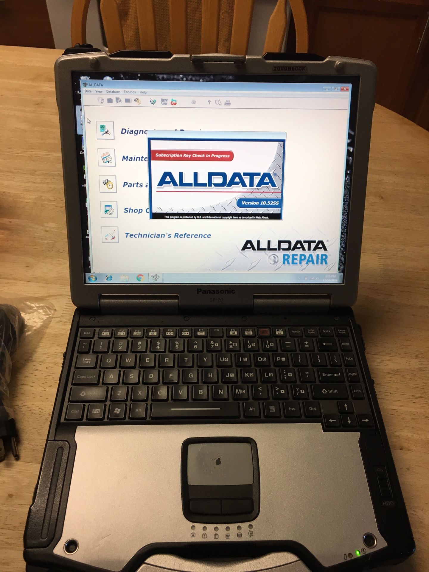 Mechanic Laptop Toughbook alldata, Mitchell, ATSG, heavy trucks