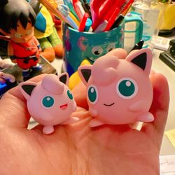 Jiggly Puff figures from POKEMON CENTER Tokyo Japan