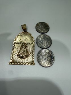 14k Lady of Charity Charm