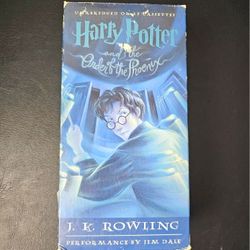 Harry Potter Order of the Phoenix JK Rowling Audio Book 17 Cassette Tape Set