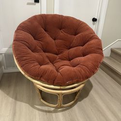 Ratan Papasan Moon Chair