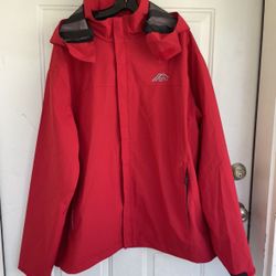 OTU waterproof Jacket Red lightweight Coat size 2XL