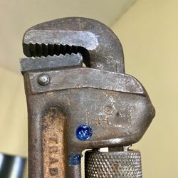 Vintage The Ridge Tool Co. #10 Pipe Wrench Made In USA 