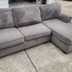 Gray Couch Sectional 