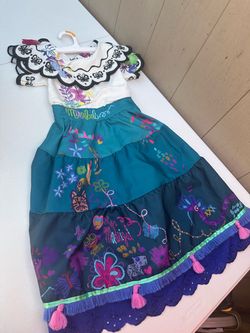 Disney Encanto Mirabel Girls Costume Dress
