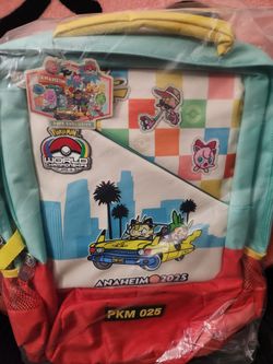 2025 Pokemon Worlds Exclusive Pikachu backpack