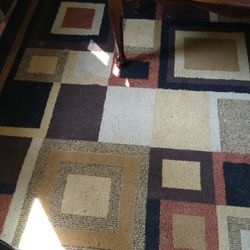 Rug and End Table