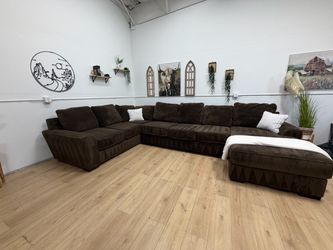 Brown Sectional Couch Free Delivery