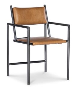 Qty 8 Bobo leather dining chairs