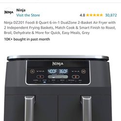 Air Fryer With Two Frying Baskets