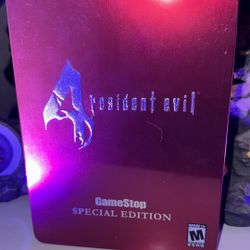 Resident Evil 4 GameCube GameStop Steelbook 