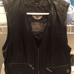 Women’s Harley Davidson leather vest