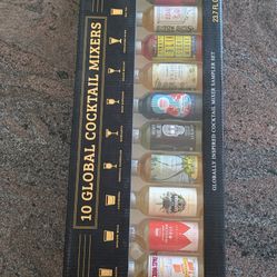 Global Cocktail Mixers 10-Piece Gift Set, 23.7 oz.