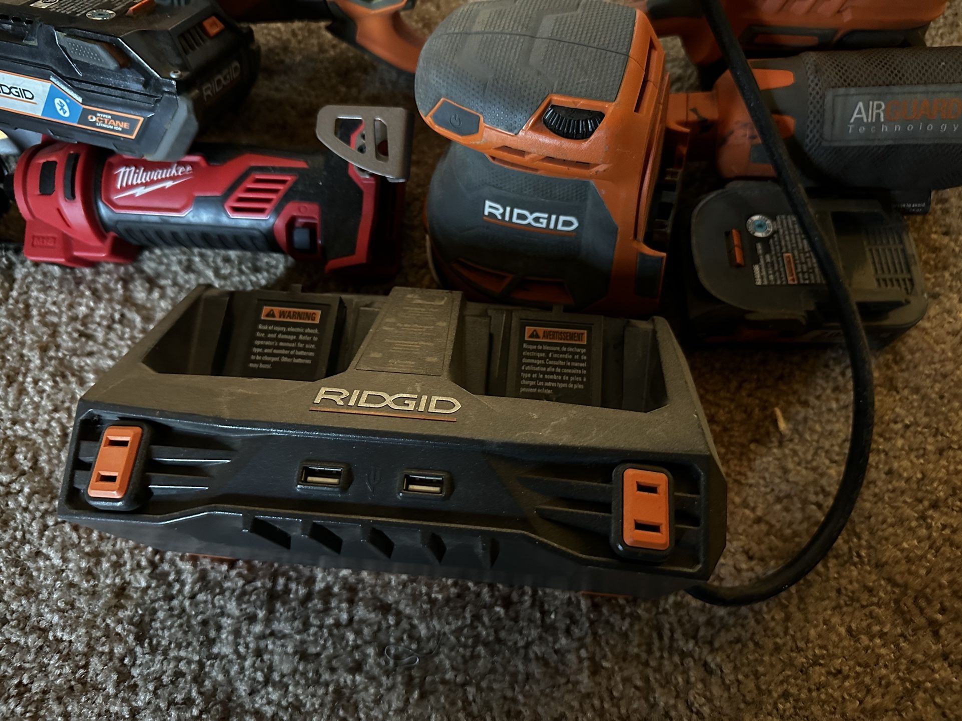 Milwaukee And Rigid Tools