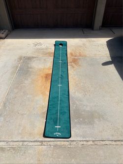 Callaway Golf Putting Mat 8Ft Indoor Practice Green Alignment Training Mat