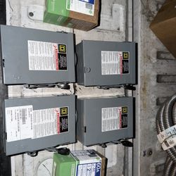 (10) NEW 60amp Disconnects 