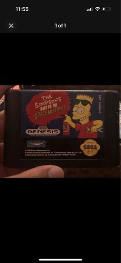 Flying Edge The Simpsons: Bart vs. the Space Mutants (Sega Genesis) Cartridge