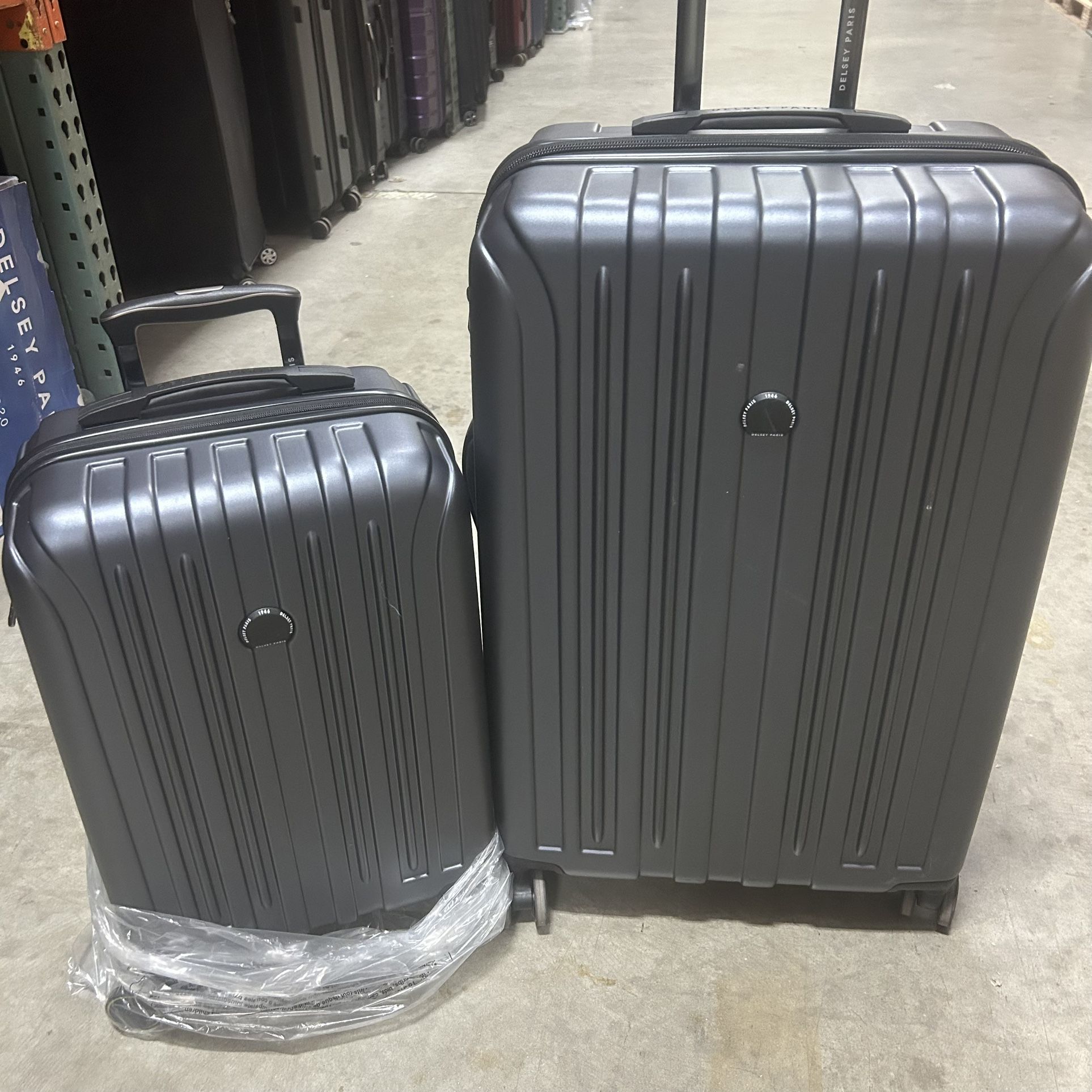 Delsey Paris Accelerate 30” & 22” Carry on Luggage Sets
