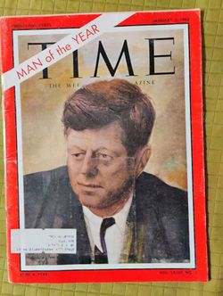 January 5, 1962 JFK Man of the Year Time magazine