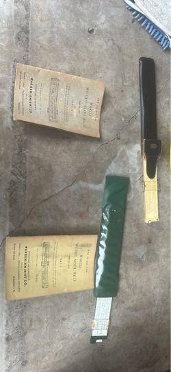 Wakco Weight Slide Rule with Manuals