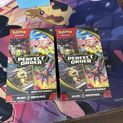 Lot of 2 Pokémon Perfect Order Booster Bundle