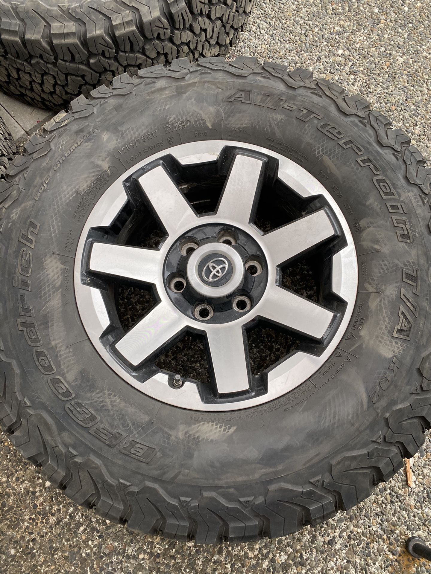 285/75-17 TRD wheels and tires