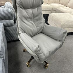 Real Leather Office Chair 