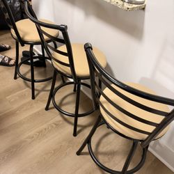COUNTER TOP CHAIRS AND ROCKING CHAIR