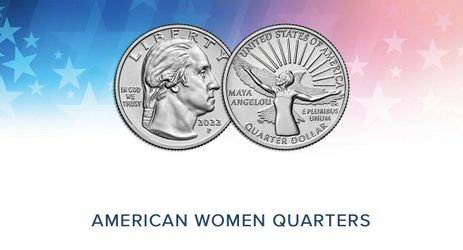 2022 P+D American Woman MAYA ANGELOU (2) UNC QUARTERS ~ NEW RELEASE + FREE Bonus