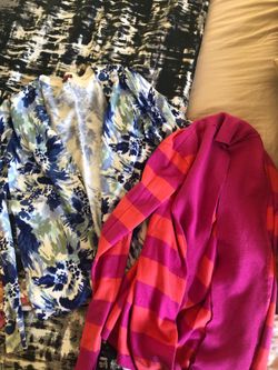 Ladies size M cardigans - $8 for both
