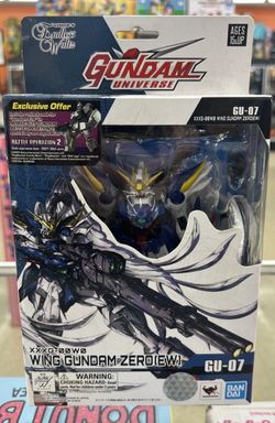 Gundam Universe xxxG-00W0 Wing Gundam Zero (EW) GU-07 Figure Bandai NSIB New