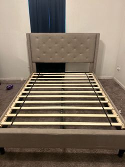Queen Size Bedframe with BoxSpring