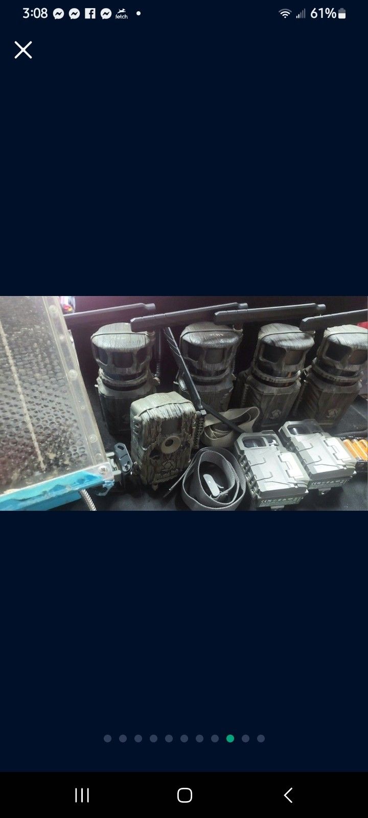 6 Cellular Trail Cams – 4 Stealth 360 + 2 Spypoint LM2 w/ 4 Solar Power Boxes – $400 OBO