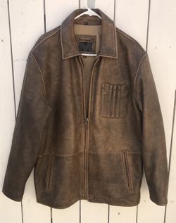 Mirage Vintage All Leather Jacket Brown M size