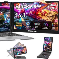 NEW Blackview 14” Laptop Screen Extender – 1080P FHD Portable Dual Monitor