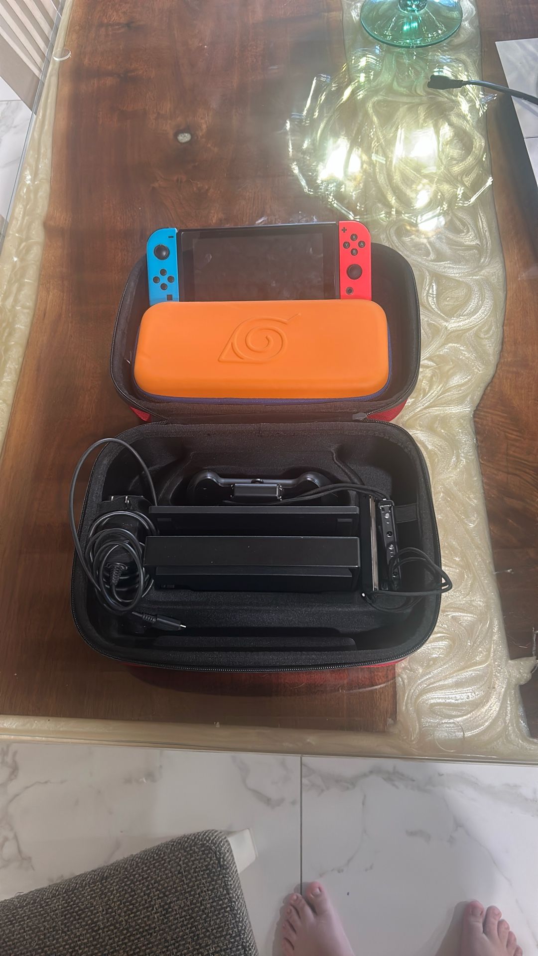 Nintendo With 2 Travel Cases