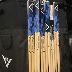 Vater Drumsticks 7A’s with Stick Bag